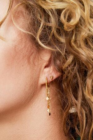 Earrings Garlands Gold Stainless Steel h5 Picture2